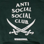 ASSC x NEIGHBORHOOD 6IX Sweatshirt // Green (XL)