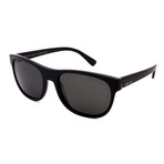 Prada // Men's PR04XS-5166M256 Rectangle Polarized Sunglasses // Gray + Polar Gray