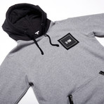 Technical Hoody // Gray + Black (XL)
