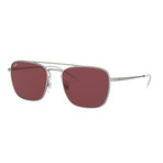 Men's Fashion RB3588-91167555 Sunglasses // Rubber Silver + Dark Violet