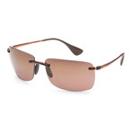 Unisex Chromance RB4255-604-6B Sunglasses // Havana Rubber + Brown Gradient