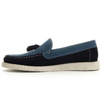 Portugal Moccasin // Blue (Euro Size 40)