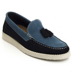 Portugal Moccasin // Blue (Euro Size 40)