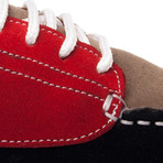 Quebramarcombi Nautical Shoe // Red + Brown + Navy (Euro Size 43)