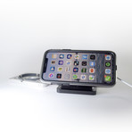 Machined Aluminum Dock Stand // For Apple Magsafe Charger + Watch Charger (Graphite)