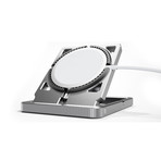 Machined Aluminum Dock Stand // For Apple Magsafe Charger (Graphite)