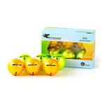 Metallic O.V. Golf Balls // 6 Ball Pack Combo // Gold + Neon Green