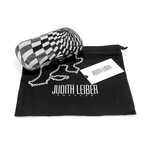 Judith Leiber // Women's Soap Dish Clutch Handbag // Black + Silver