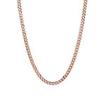 Cuban Link Necklace // 8mm // Rose Gold Plated (20")