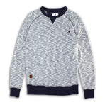 Inject Effect Knit Sweater // Navy (S)