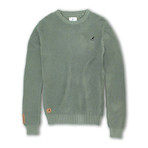 7 Gauge Combed Cotton Sweater // Fern (S)