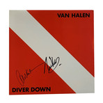 Eddie And Alex Van Halen // Autographed Vinyl Record Album