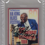 Bb King // Autographed Backstage Pass (Laminate) // His Original Pass