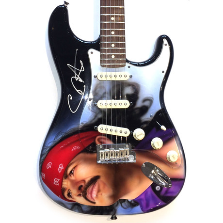 Carlos Santana // Autographed Fender Guitar