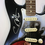 Carlos Santana // Autographed Fender Guitar