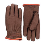 Tived Leather Work Gloves // Espresso (Size: 7)