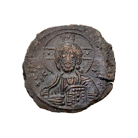 BYZANTINE “PORTRAIT OF CHRIST” COIN // 969 - 976 AD