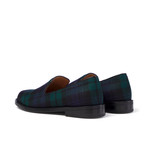 Duke Tartan Watch Loafer // Blue + Green (UK: 7)