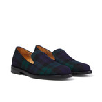 Duke Tartan Watch Loafer // Blue + Green (UK: 7)