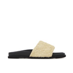 Dexter Shaggy Suede Slide // Beige + Black (UK: 7)