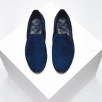 Duke Quilted Loafer // Blue (UK: 7)