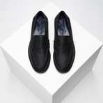 Duke Pyramid Penny Loafer // Black (UK: 7)