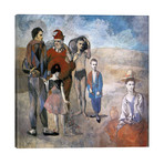 Family of Saltimbanques // Pablo Picasso (18"W x 18"H x 1.5"D)