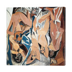 Les Demoiselles d'Avignon by Pablo Picasso (12"H x 12"W x 1.5"D)