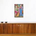 Frida Kahlo, Pablo Picasso and Diego Rivera (18"W x 26"H x 1.5"D)