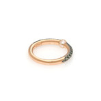 Nagai Sirenette 18k Rose Gold + Pearl Ring III // Store Display (Ring Size 5.75)