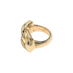 Gucci 18k Yellow Gold Horsebit Ring // Ring Size 7.25 // Store Display