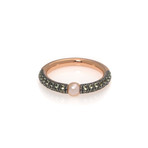 Nagai Sirenette 18k Rose Gold + Pearl Ring III // Store Display (Ring Size 5.75)