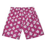 Lily Long Swim Shorts // Violet (Small)