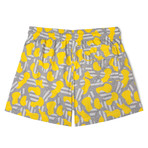 Dots X Mucho Classic Swim Shorts // Yellow + Black (Small)