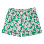 Dots X Mucho Classic Swim Shorts // Green + White (Small)