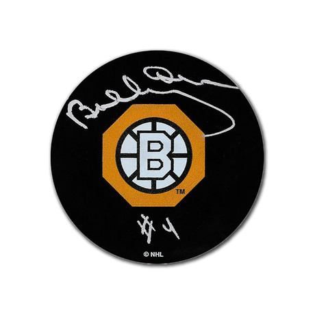 Bobby Orr // Boston Bruins // Autographed 1967 Hockey Puck