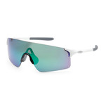 Men's EVZero Blades OO9454-04 38mm Sunglasses // Matte White + Prizm Jade