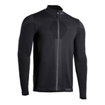 Iron-Ic // Long Sleeve Full Zip Sweater // Black (XL)
