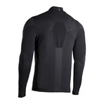 Iron-Ic // Long Sleeve Full Zip Sweater // Black (M)