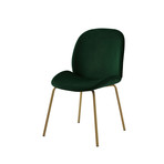 Kyson Velvet Dining Chair // Set of 2 (Gray)