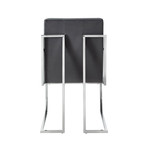 Cecille Velvet Dining Chair // Set of 2 (Black)