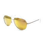 Men's BillingsgatePM Polarized Sunglasses // Gold + Gold Mirror