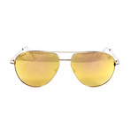 Men's BillingsgatePM Polarized Sunglasses // Gold + Gold Mirror