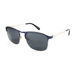 Men's Whitecap Polarized Sunglasses // Matte Navy + Silver