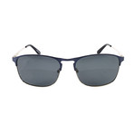 Men's Whitecap Polarized Sunglasses // Matte Navy + Silver