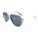 Men's MiramarPM Polarized Sunglasses // Slate Blue + Gold