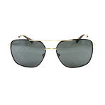 Men's Silver Strand Polarized Sunglasses // Black + Gold