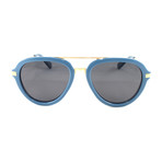 Men's MiramarPM Polarized Sunglasses // Slate Blue + Gold