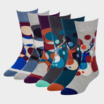 Warhol Imperial Crew Sock // Pack of 6