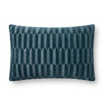 Pillow Cover + Poly Fill // Teal // 13" x 21"